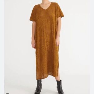 Misha And Puff Brown Midi Dress